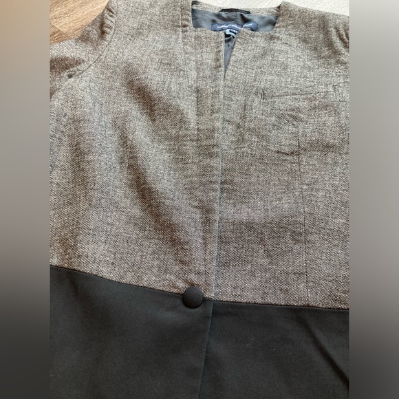 French Connection Mid Length Color Block Blazer Jacket - Picture 4 of 13